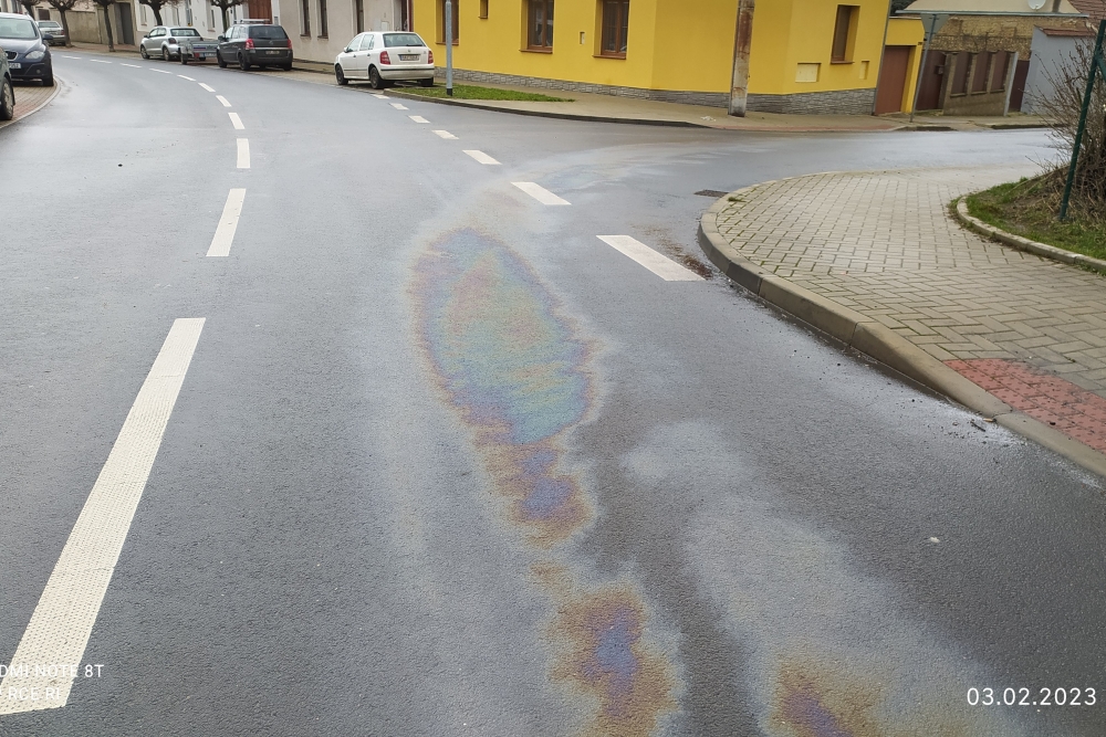  Znečištění pozemní komunikace