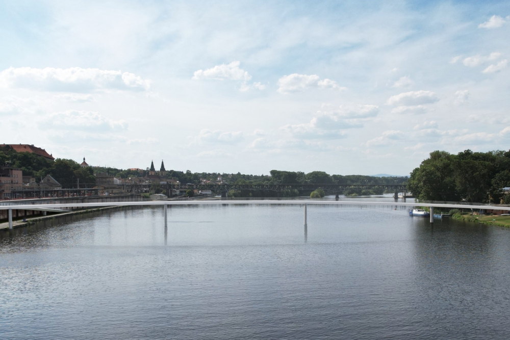  Představení studie lávky přes Labe pro pěší a&nbsp;cyklisty