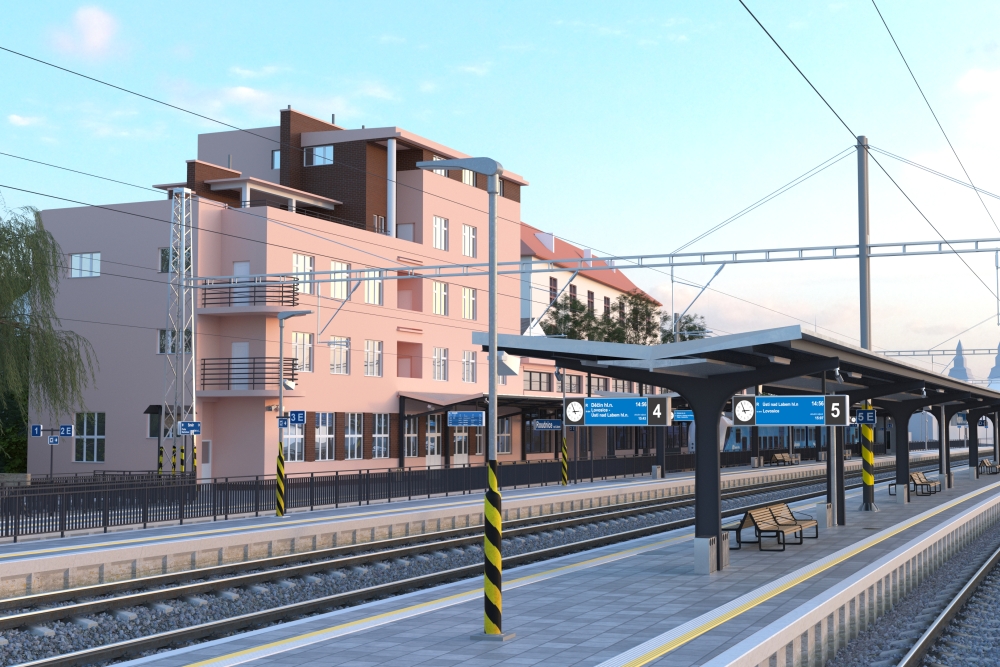  Správa železnic v&nbsp;srpnu zahájí rekonstrukci roudnického vlakového nádraží