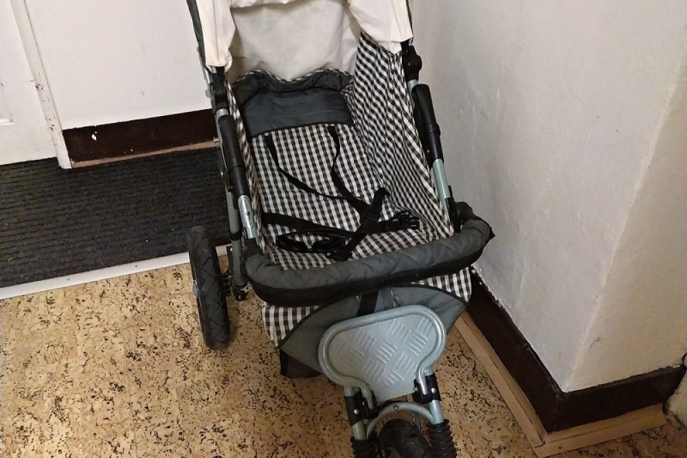  Nález dětského kočárku